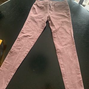 pink corduroy high rise AE jeans size 2 !